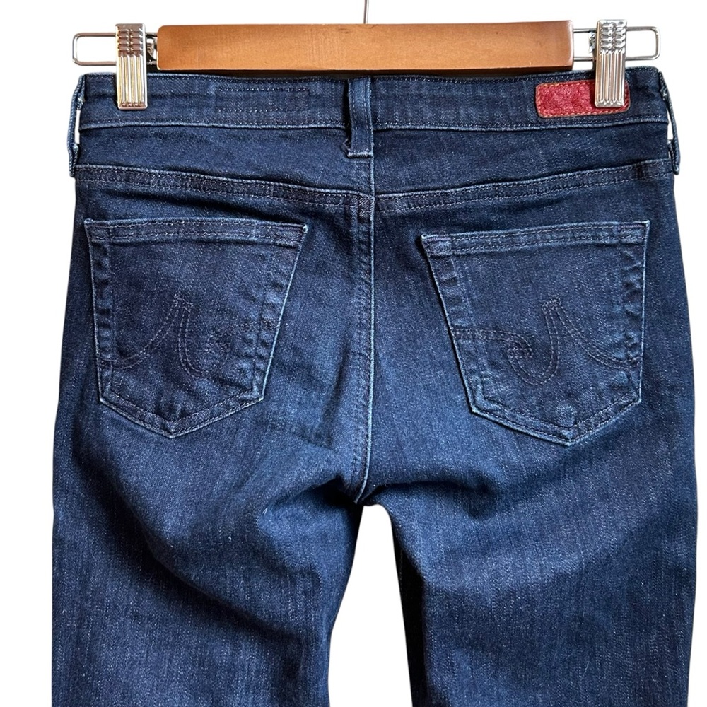 AG Adriano Goldschmied The Premiere Skinny Straight Blue Denim Jeans Size 25 - Picture 5 of 8
